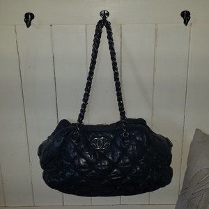 Authentic Chanel Bubble Bowler bag purse